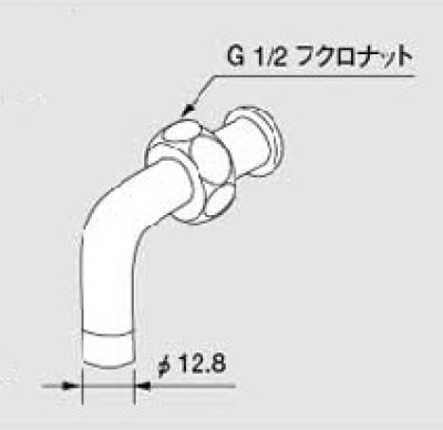 画像1: 給湯器 部材 ノーリツ　【銅管用ふろ継手Lセット（2コ入り） 0501807】　追いだき配管部材（循環アダプターHX用）