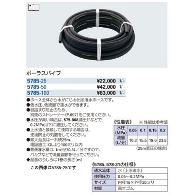 画像2: ガーデニング カクダイ　5785-25　ポーラスパイプ [□]