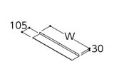 TOTO 化粧棚 【LCWB075GGG1G】 サクア 間口750 [♪■]