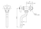 水栓金具 TOTO　T60B1U　小便器用水栓 特定施設用器具 [■]