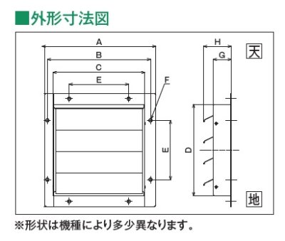 画像2: テラル　PSS-12C　風圧式シャッター ステンレス製 適用圧力扇羽根径30cmブレード3枚 圧力扇オプション [♪◇]