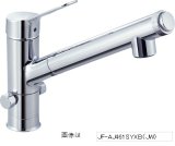 水栓金具 INAX/LIXIL　JF-AJ461SYXNB（JW） 　分岐水栓(ハンドシャワー付) シングルレバー混合水栓(分岐口付) カートリッジ付 分岐止水栓なし 寒冷地 [□]