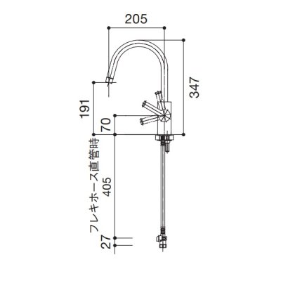 画像2: マイセット/onedo/ワンド SOUシリーズ 【column K8751JV-13】 水栓金具 ※受注生産 [♪§]