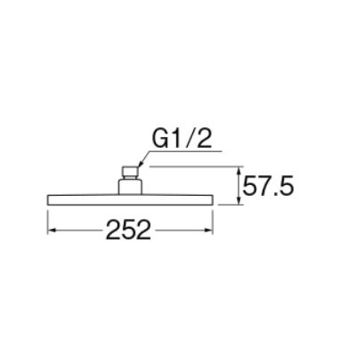 画像2: 水栓金具 三栄水栓　S1045F1　回転シャワーヘッド バスルーム用