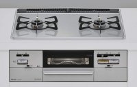 ビルトインコンロ リンナイ 【RS21W28P12TVL 都市ガス用】 左強火力 セイフル 幅60cm ライトグレー [■]