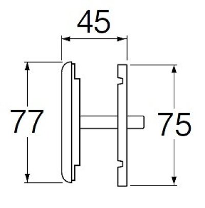 画像2: 水栓金具 三栄水栓　PR722　配管用品 ステンレスバス内締化粧蓋 バスルーム用