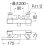 画像2: 水栓金具 三栄水栓　SK18C-T1L17　壁付サーモスタット式 サーモシャワー混合栓 レイニー付 バスルーム用 (2)