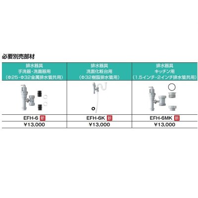 画像4: 【在庫あり】INAX/LIXIL　EHPN-H12V2　ゆプラス 洗髪用・ミニキッチン用 コンパクトタイプ 本体 [☆2]