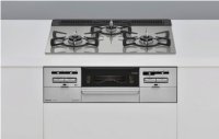 リンナイ 【RS31W36T2RVW 都市ガス用】 ビルトインコンロ 都市ガス 60cm 強火力(左・右) SENCE(センス) シルキーシルバー [■]