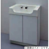 INAX/LIXIL 【L-B450KA1Y/WW+LF-110SA-MBB】 洗面化粧台 ラウンドデッキボウル セット品番 床固定タイプ 床排水 混合水栓 100V オートソープ 受注約3日 [♪§]