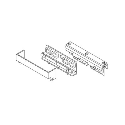 画像1: リンナイ【UX-BSWS-UW 24-1734】防振壁掛金具 ユーロホワイト用 ガス給湯器 部材