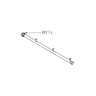 画像1: リンナイ 【UOP-E32GHS-S3-40(B) 23-5982】 ガス配管セットS3 業務用ガス給湯器 部材