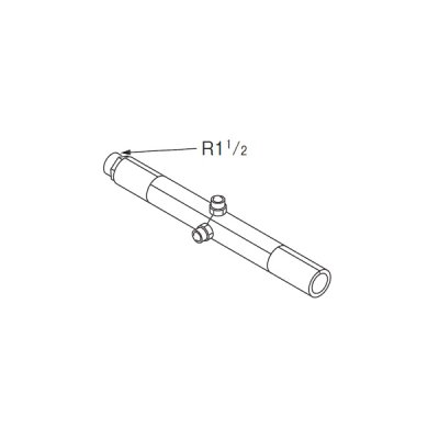 画像1: リンナイ 【UOP-E32MHS-W2-40(A) 23-4692】 水湯配管セットW2 全長536mm 業務用ガス給湯器 部材