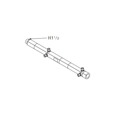 画像1: リンナイ 【UOP-E32MHS-W4-40(A) 23-4706】 水湯配管セットW4 全長866mm 業務用ガス給湯器 部材