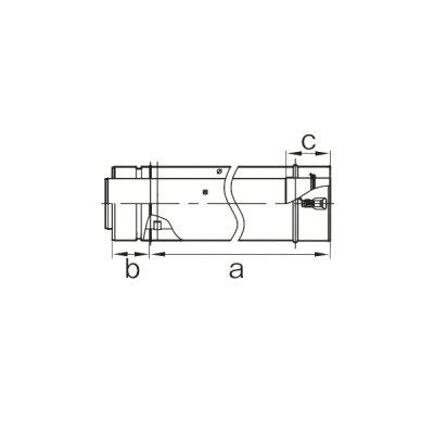 画像1: パロマ LWH-1120 給湯器部材 二重管排気筒