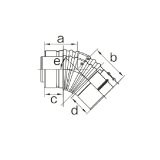 パロマ LWE-11(23) 給湯器部材 二重管エルボ