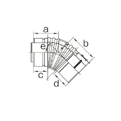 画像1: パロマ LWE-11(23) 給湯器部材 二重管エルボ