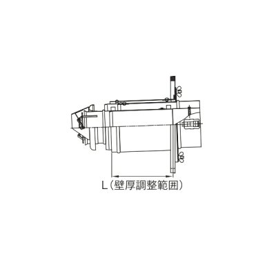 画像1: パロマ TFW-110×75C-200U 給湯器部材 ウォールトップ 室内よりトップ取付タイプ 上方給排気タイプ