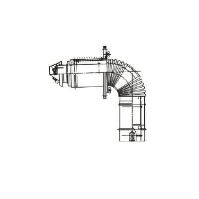 画像1: パロマ TFW-110×75C-200UL 給湯器部材 直出しウォールトップ 室内よりトップ取付タイプ 上方給排気タイプ