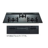 ノーリツ N3WV6RWTP1 ビルトインコンロ Fami ファミ 60cmタイプ ブラックガラストップ ブラックフェイス [♪]