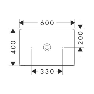 画像2: ハンスグローエ 42004000 アクサー 洗面ボウル 400/600 クロム 受注生産品 ♪§