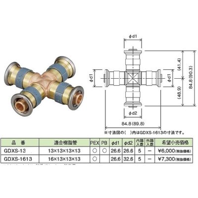 画像1: KVK　GDXS-13　クロスソケット