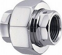 配管継手 カクダイ　6123A-13　ユニオン(クローム) [□]