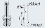 水栓金具 カクダイ　792-811　左ネジスピンドル(耐熱用・固定コマ) [□]