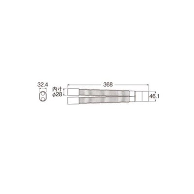 画像2: 水栓部材 三栄水栓　R5432　さや管ジョイントカバーセット