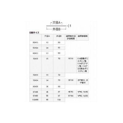 画像2: 水栓部材 三栄水栓　R559-120X55　止水栓・バルブ ゴムプレート