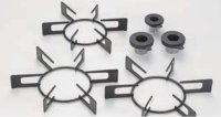 リンナイ ビルトインコンロ部材　RBO-77　グレーごとくセット(DELICIA用)