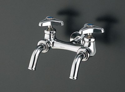 画像1: 水栓金具 TOTO　T250SUN　2口ホーム水栓 寒冷地用 受注生産 [■§]