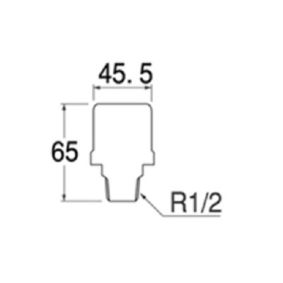 画像2: 水栓金具 三栄水栓　U7311-2-13　配管用品 水撃低減器 減圧弁 水撃低減器