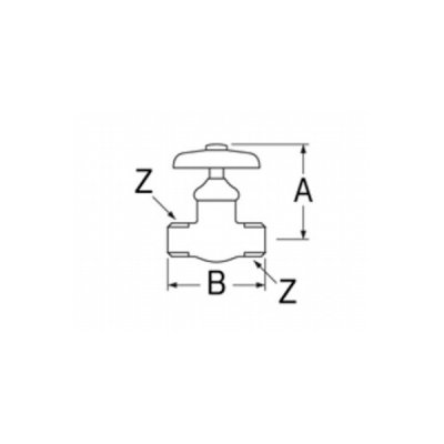 画像2: 水栓金具 三栄水栓　V20A-13　オネジ化粧バルブ(共用形)