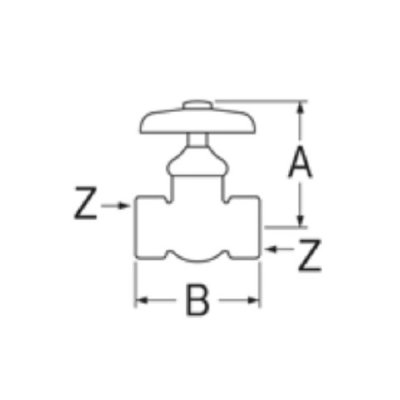 画像2: 水栓金具 三栄水栓　V231AG-13　止水栓 バルブ ストレート形止水栓 B型甲止水栓