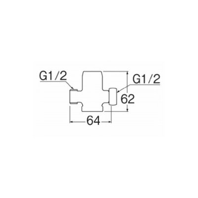 画像2: 水栓部材 三栄水栓　V7110-1-13　ミニ減圧弁(止水栓用)