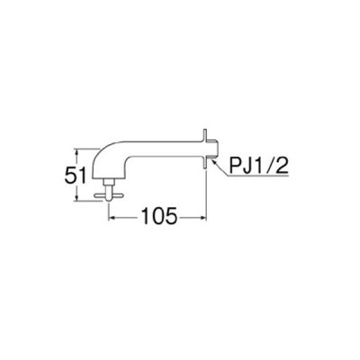 画像2: 水栓金具 三栄水栓　Y40J-13　衛生水栓