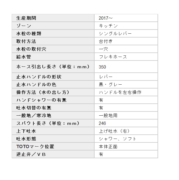 速くおよび自由な TOTO【 TKN34PBTA】キッチン用水栓 - キッチン蛇口、水栓 - labelians.fr