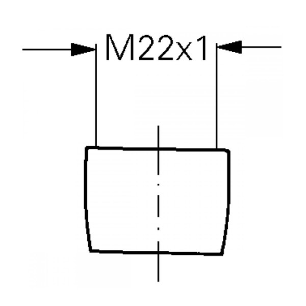 グローエ 13944000 パーツ エアレーター M22×1 内ネジ型 クローム [] - まいどDIY