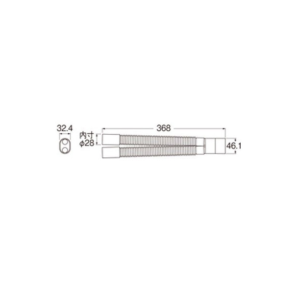 三栄水栓 SANEI T4202-86-15AX20 ペアホース バスルーム用-www