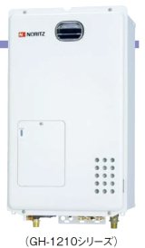 画像: ガス温水暖房付ふろ給湯器 ノーリツ　GH-1210W6H BL　リモコン別売 2温度 6P内蔵 [♪◎]