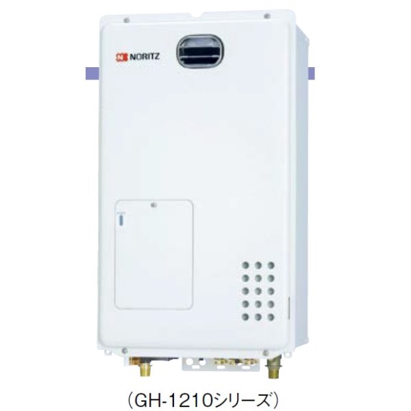 画像1: ガス温水暖房付ふろ給湯器 ノーリツ　GH-1210W6H BL　リモコン別売 2温度 6P内蔵 [♪◎] (1)