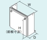 画像: ガス給湯器 部材 リンナイ　WOP-8101(K)　配管カバー [≦]