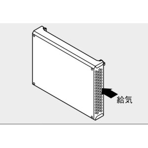 画像: ガス給湯器 部材 リンナイ　ROP-T705　側方給気アダプタ [■]