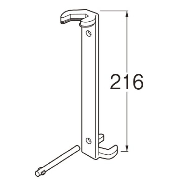 画像2: 水栓金具 三栄水栓　R3550　ナット締付工具 (2)