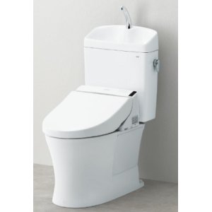 画像: TOTO ピュアレストQR 【CS232B+SH233BA】 組み合わせ便器 一般地 床排水 排水心200mm 手洗あり(便座別売) [♪■]