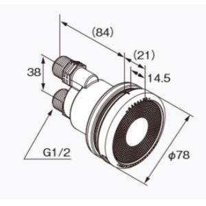 画像: 給湯器 部材 ノーリツ 【循環アダプターJX-SF 0709083】