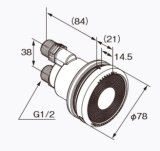 画像: 給湯器 部材 ノーリツ 【循環アダプターJX-SF 20P 0709225】 20個入