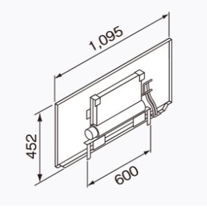 画像: 給湯器 部材 ノーリツ 【暖房エプロン 11/D-SW-1 0709366】 バスイング(GTS)専用部材 1100mmタイプ用 [♪]