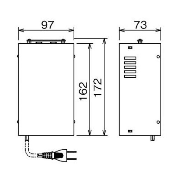 画像2: アイホン　PS-24T　電源アダプター [∽] (2)